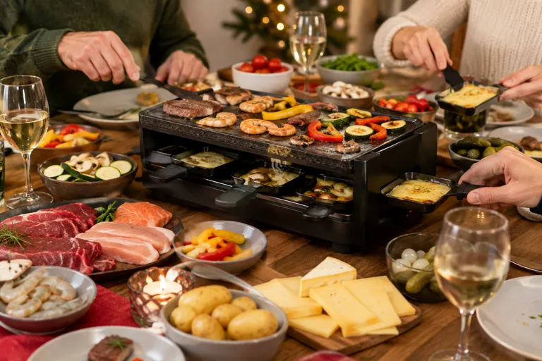 Gourmetten of raclette: vlees, kaas en de juiste hoeveelheden